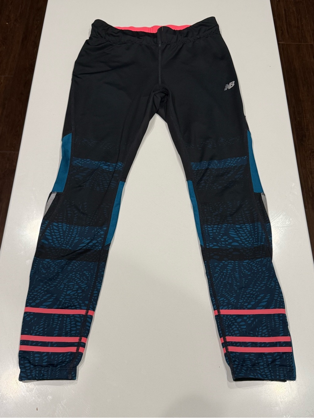 New Balance Women's Impact Premium Print Skinny Ankle Athletic Pants Size Medium